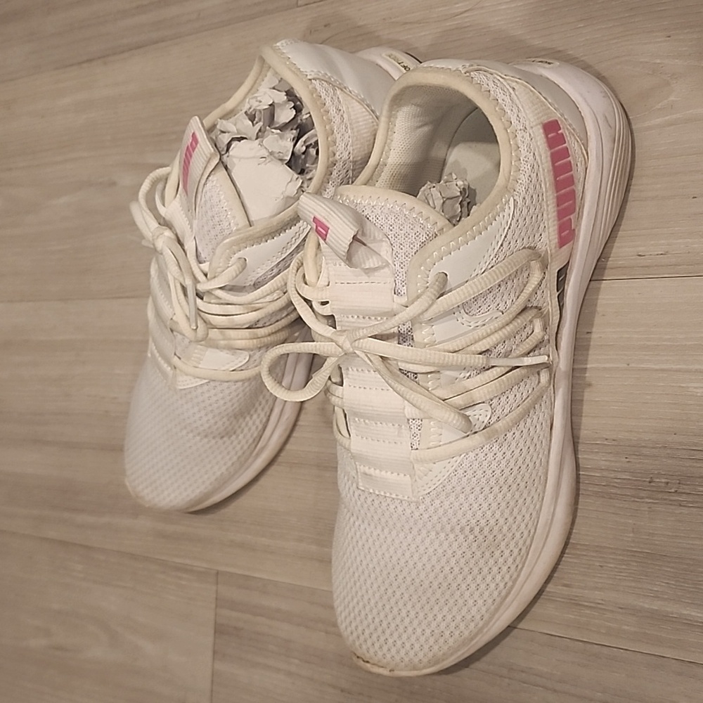 Puma White Sneakers Size Women 8